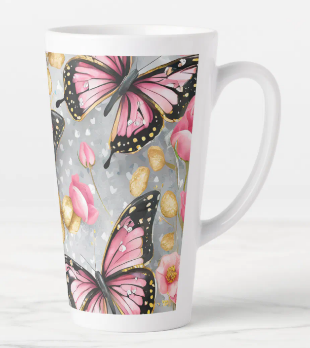 butterflies mug