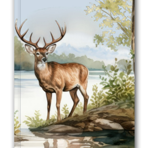 Cover Art for Deer Journal with Prompts