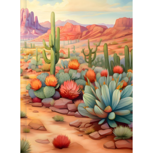 Cover Art for Desert Pathway Lined Journal